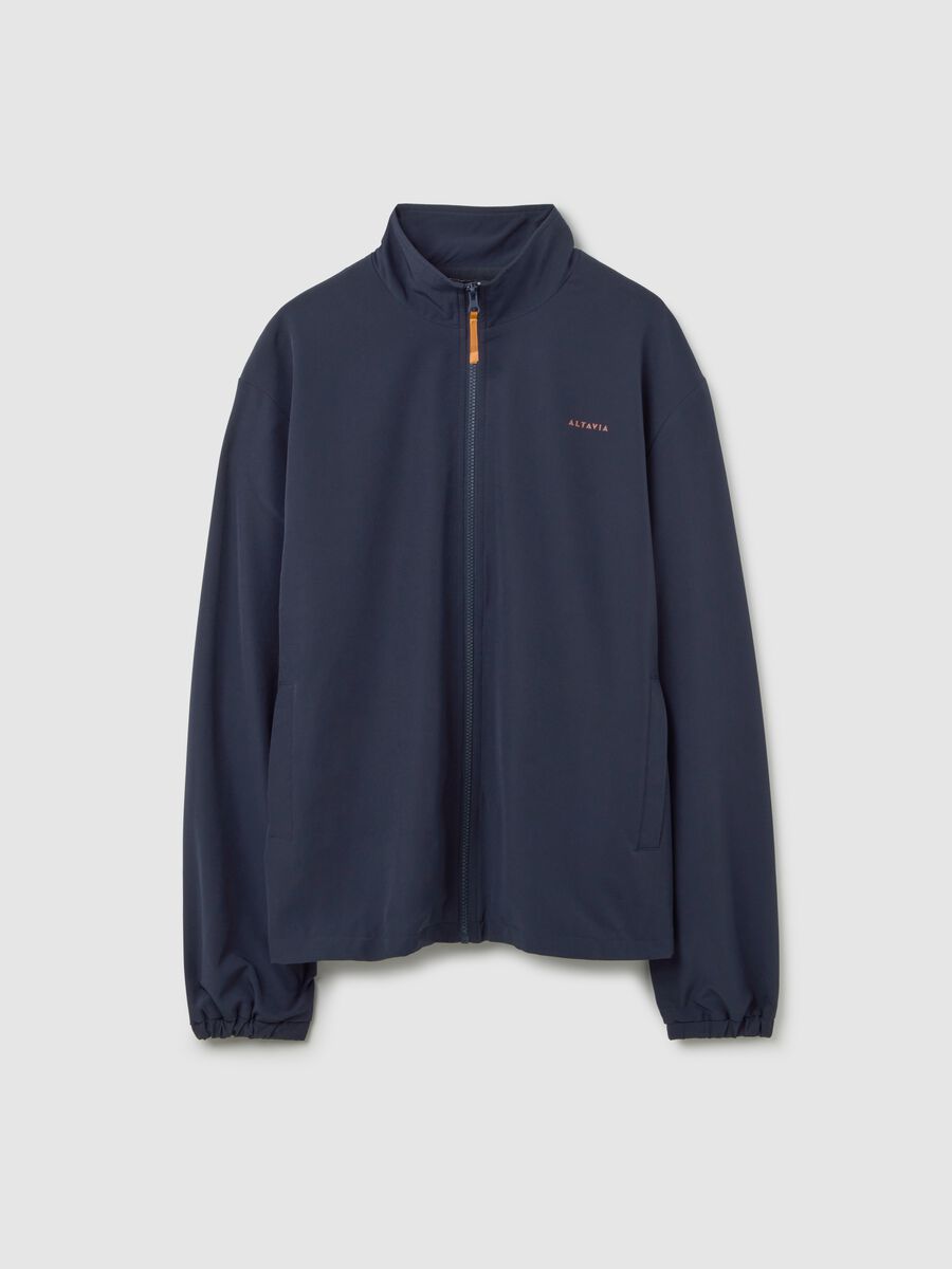 Technical fabric full-zip with contrasting profiles ALTAVIA COURT_4