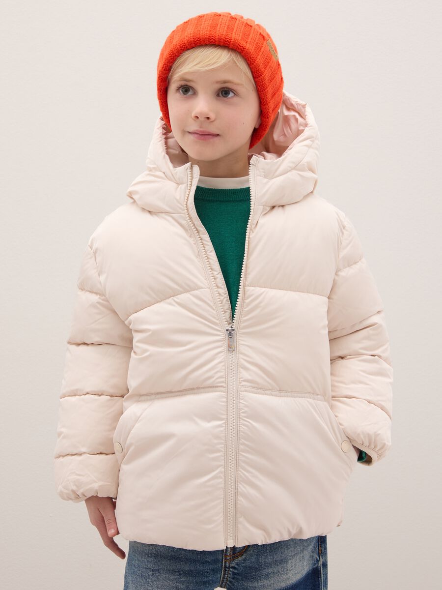 Orange Wool-Blend Hat_0