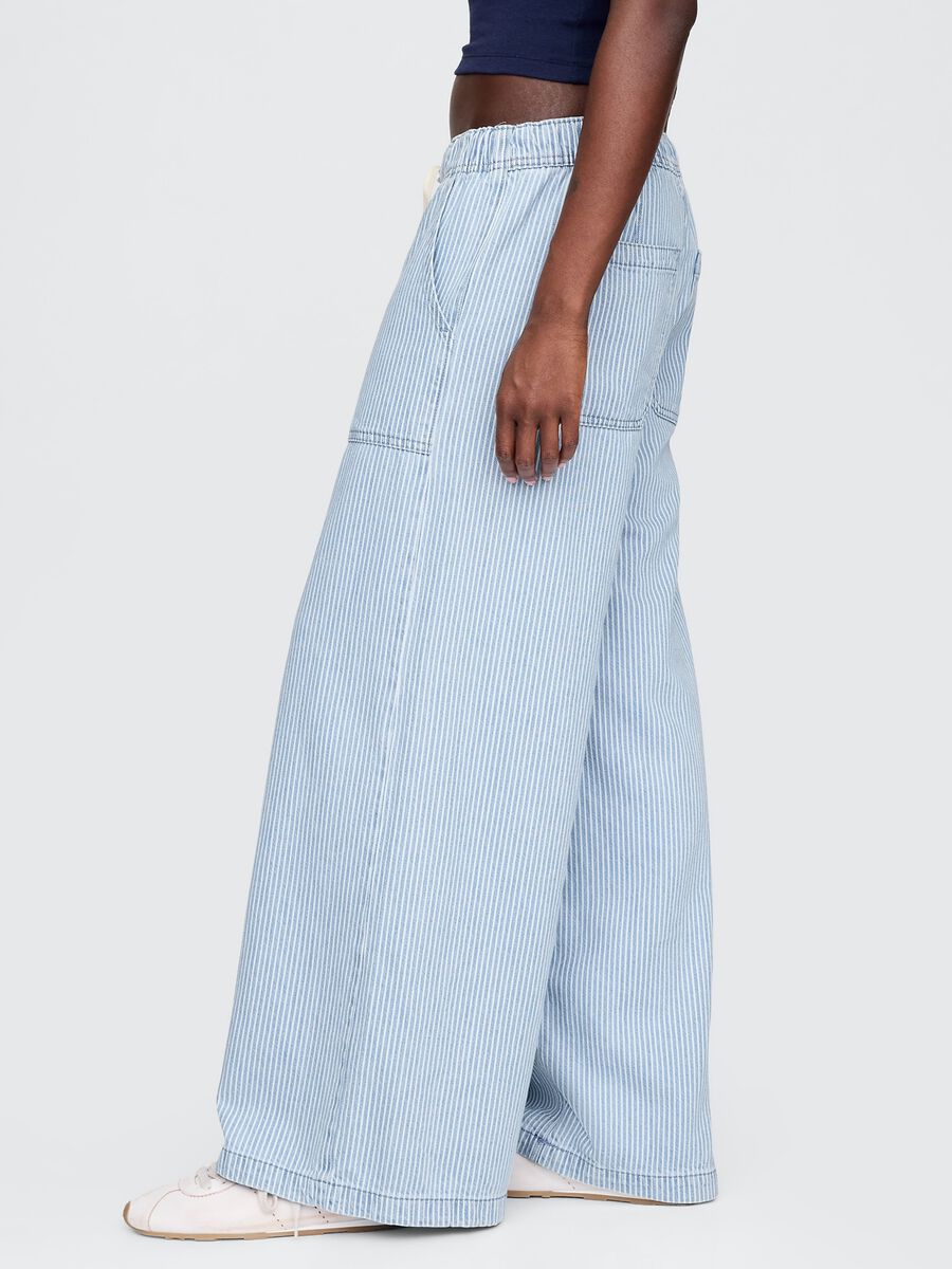 Wide Leg Light Denim Trousers by Gap_3