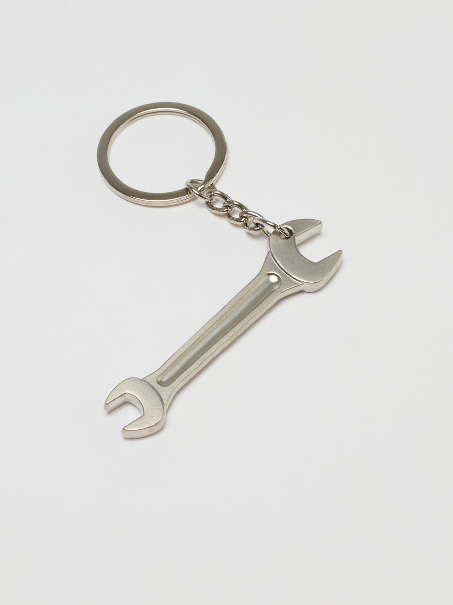 Wrench-shaped bottle opener keyring_1