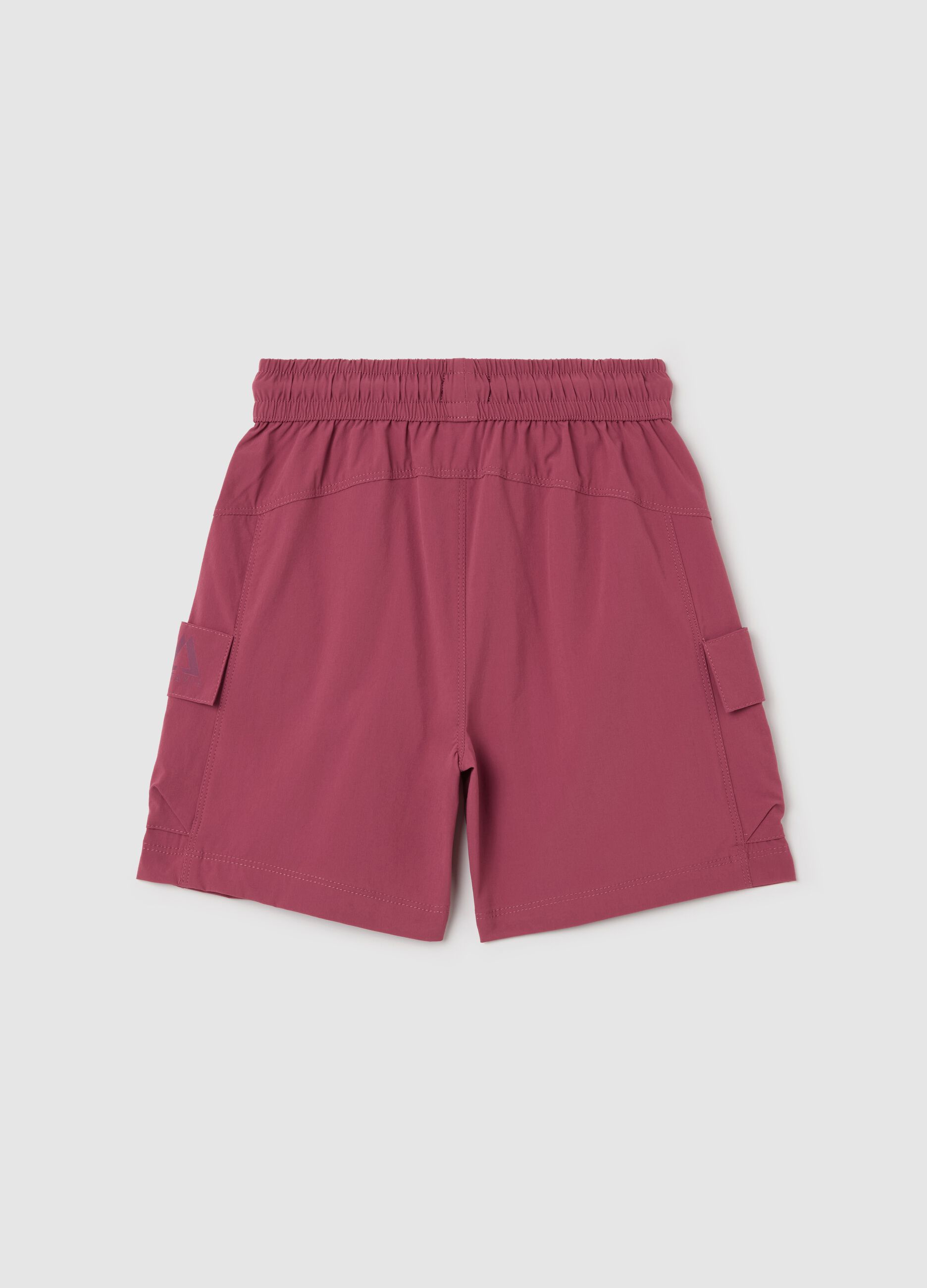 ALTAVIA WITH DEBORAH COMPAGNONI pink sports cargo shorts