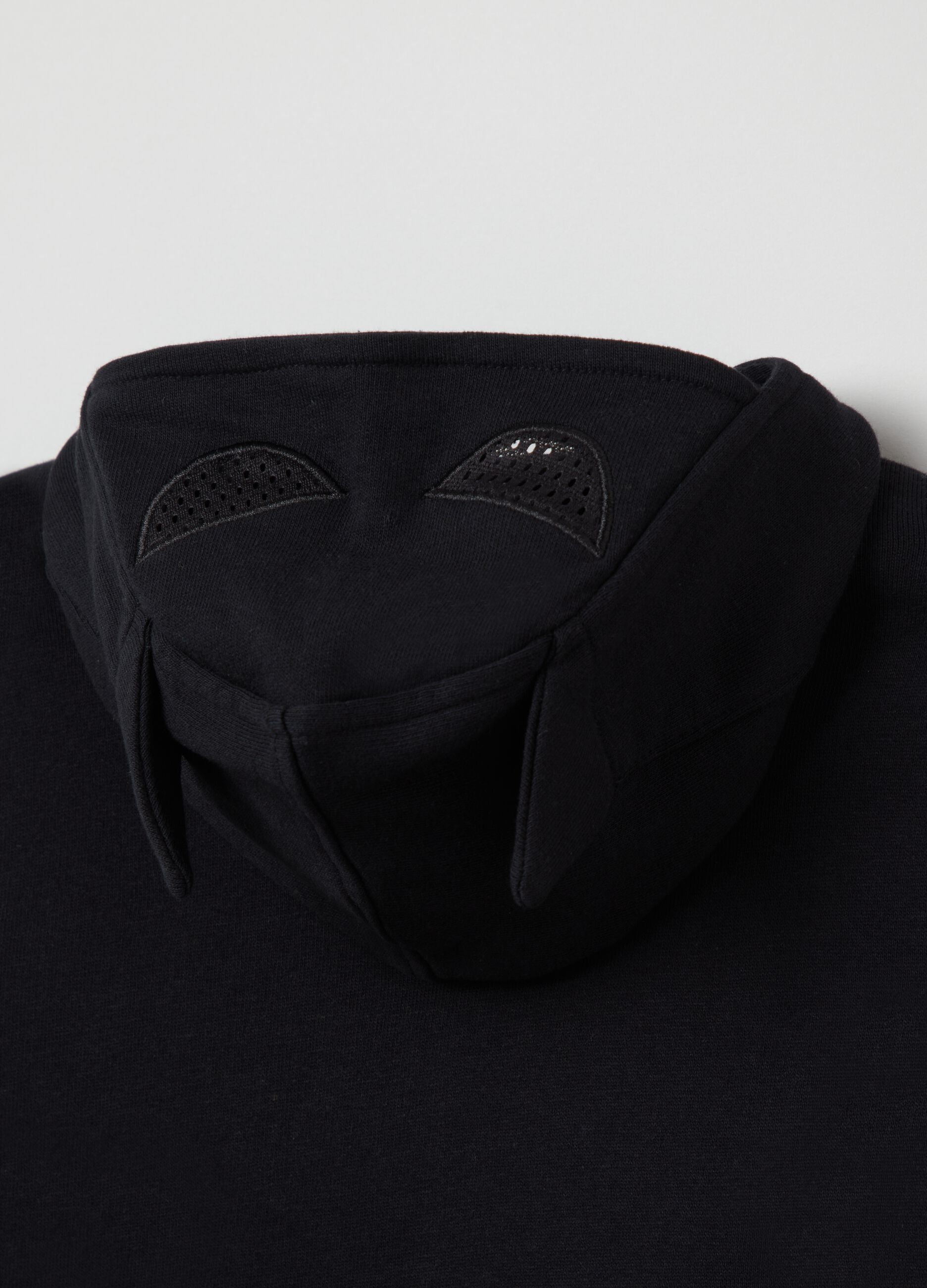 Full-zip hoodie with Batman print