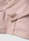 Giacca in misto cotone rosa regular fit con zip e cappuccio_5