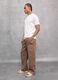 100% Linen Wide-Leg Trousers in Mocha_5
