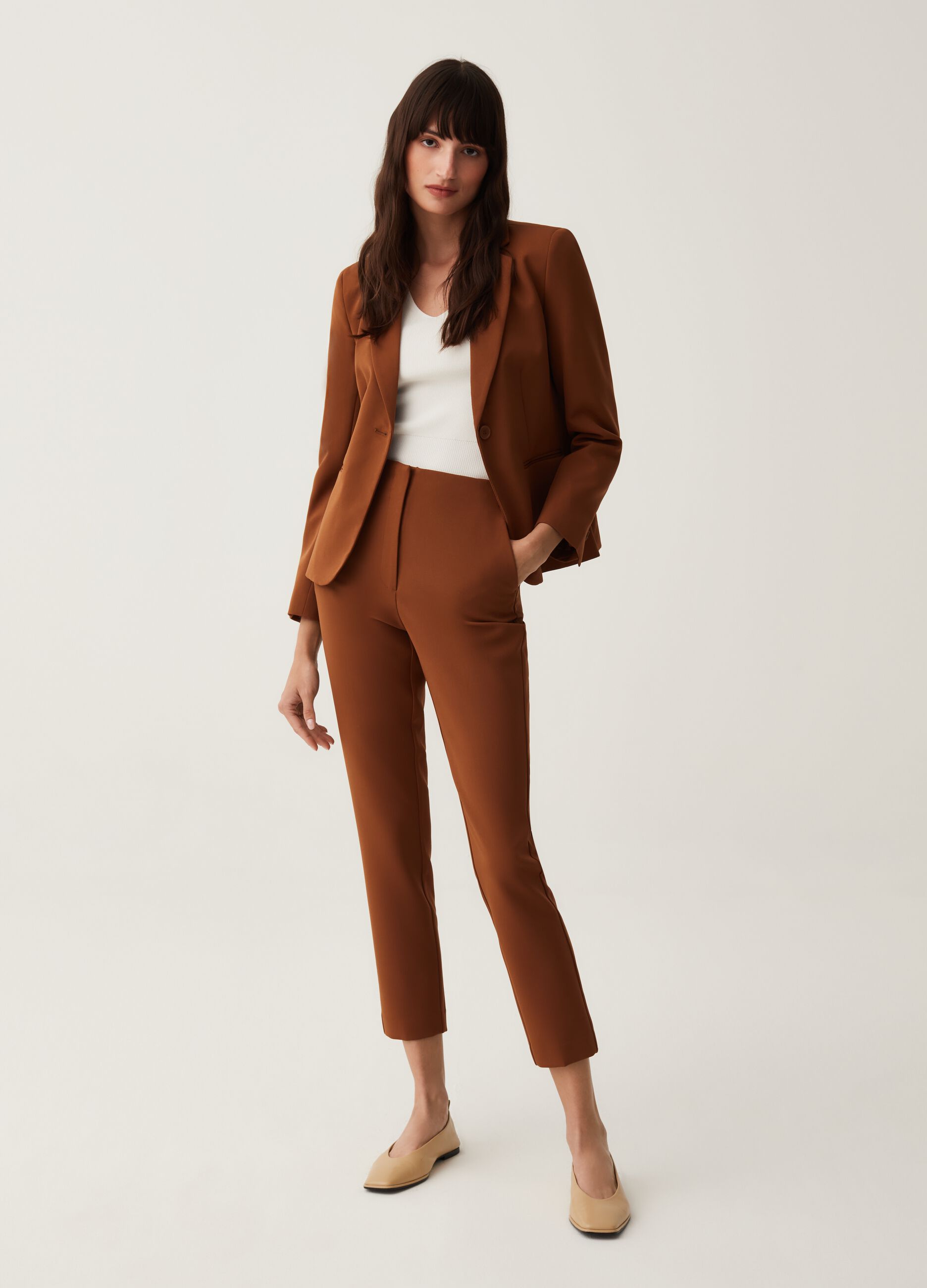 Blazer stretch tinta unita_1