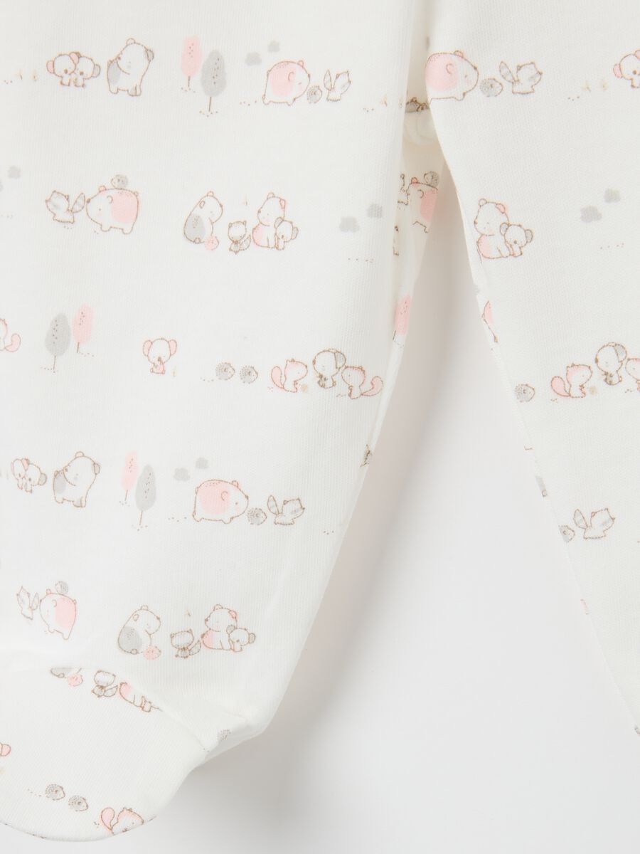 Bipack pantaloni da neonato in puro cotone multicolor_2