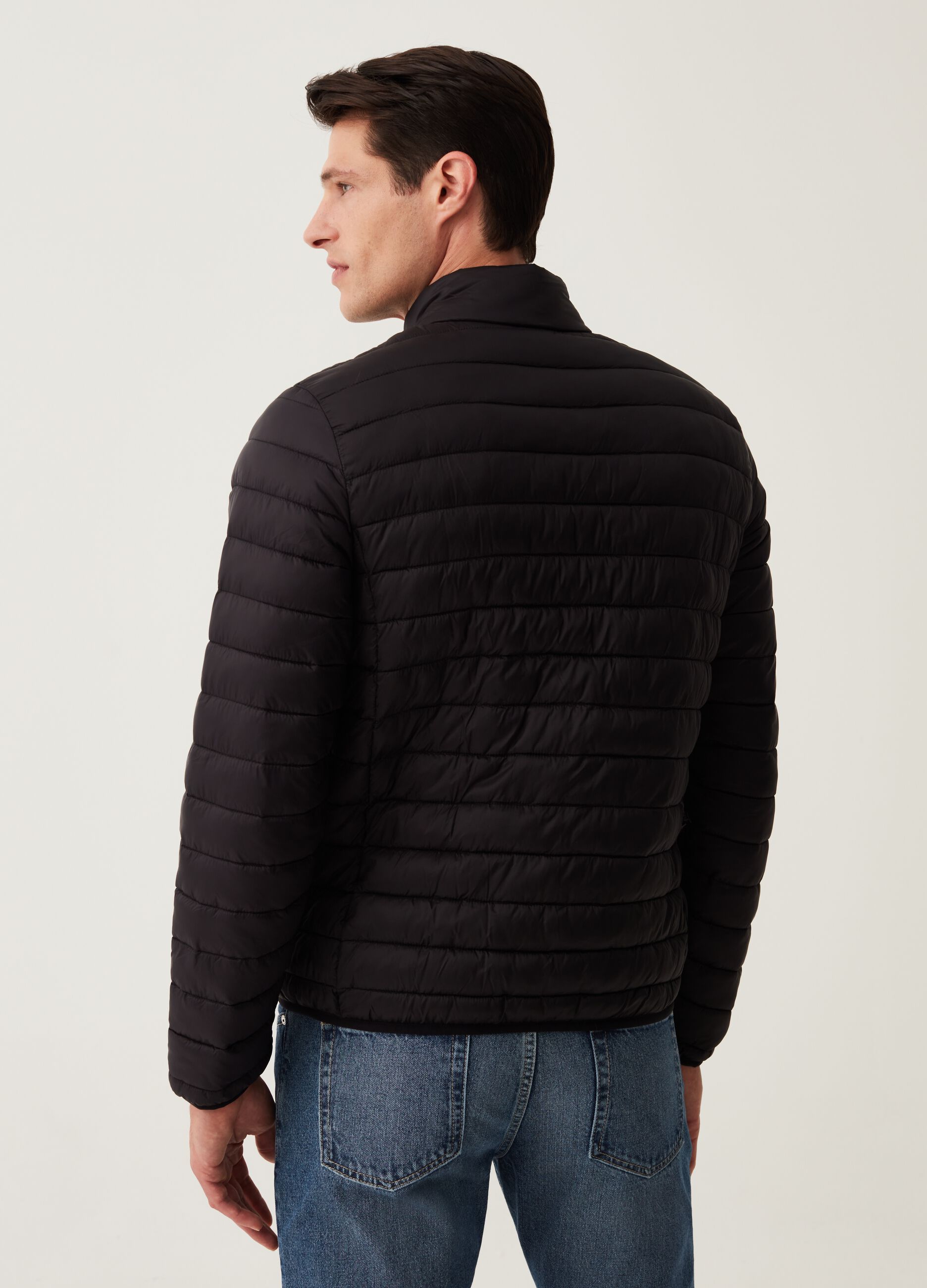 Piumino ultralight a collo alto_2