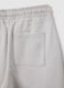 Children's grey regular fit cotton trousers with elasticated waist_3