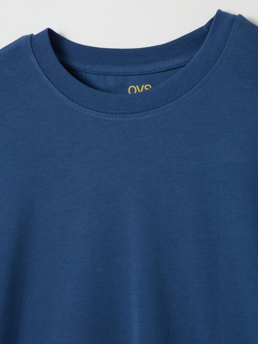 Long-sleeved T-shirt in stretch cotton_5