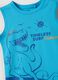 Blue pure cotton vest top with dinosaur print_2