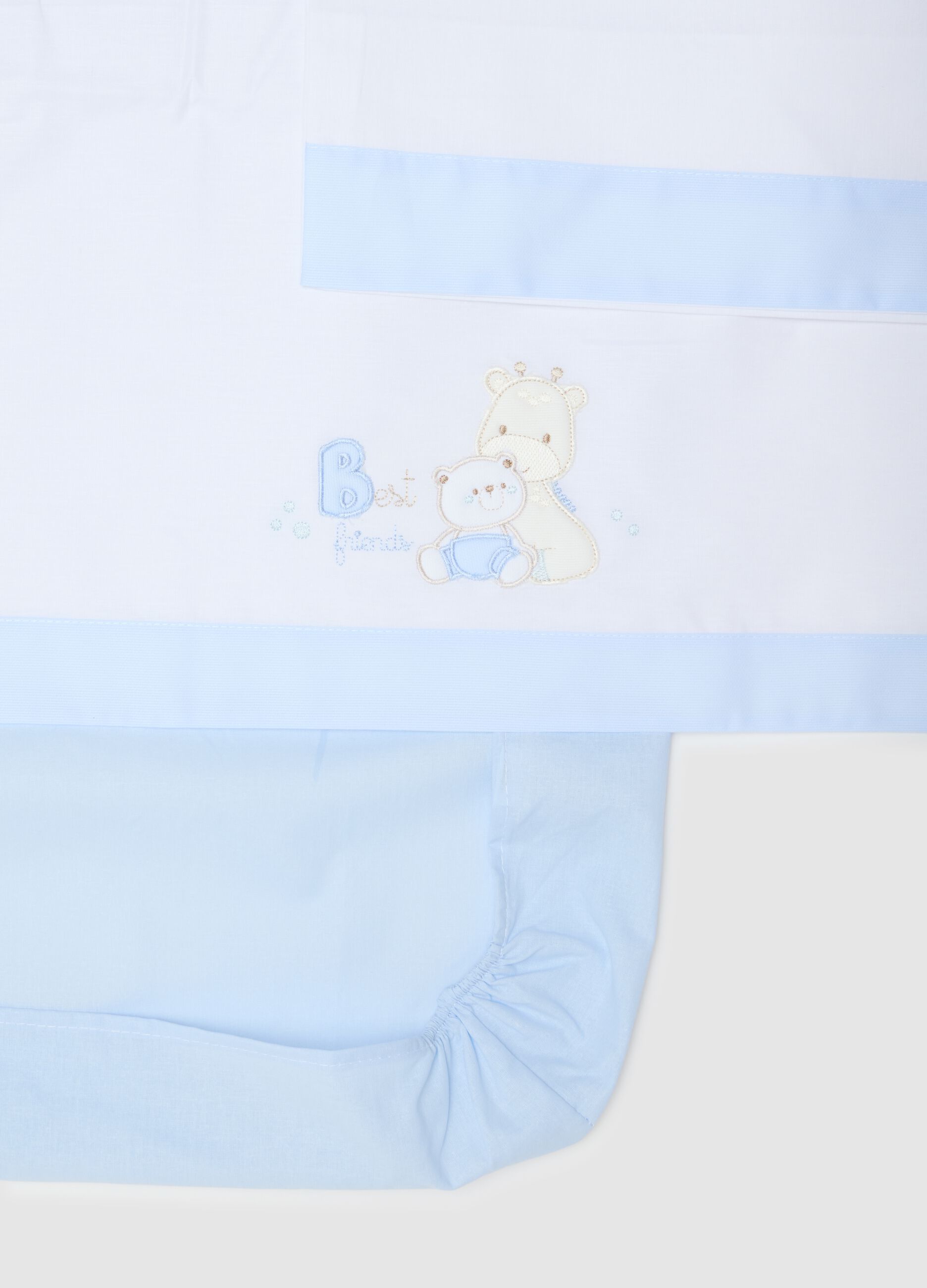 Lenzuolino da neonato in puro cotone multicolor