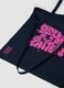 RE-UP shopper tote with "Break the Pattern" screen print_2