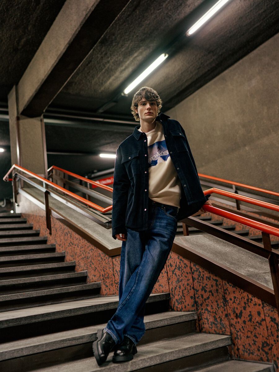 Jeans baggy fit cinque tasche_0