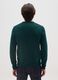 Regular fit green crewneck jumper_2