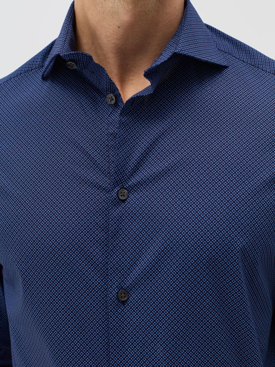 Regular-fit shirt with micro pattern_1