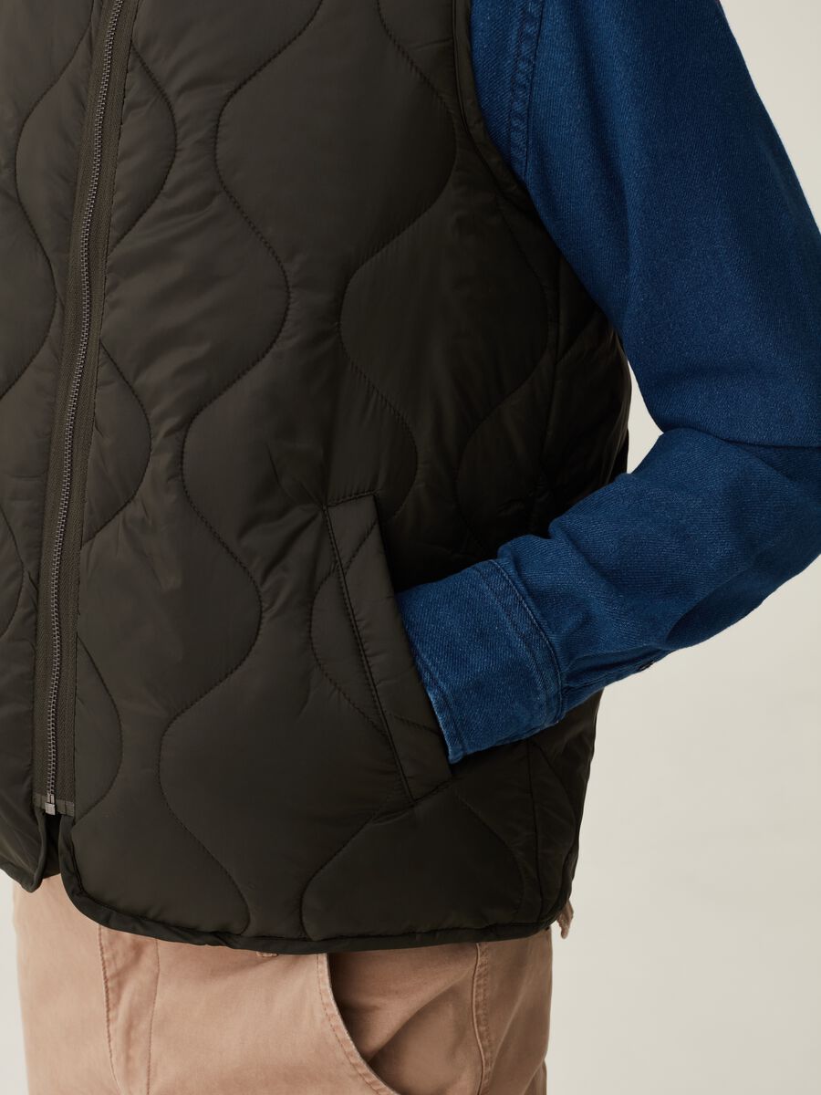Gilet ultralight trapuntato full-zip_3