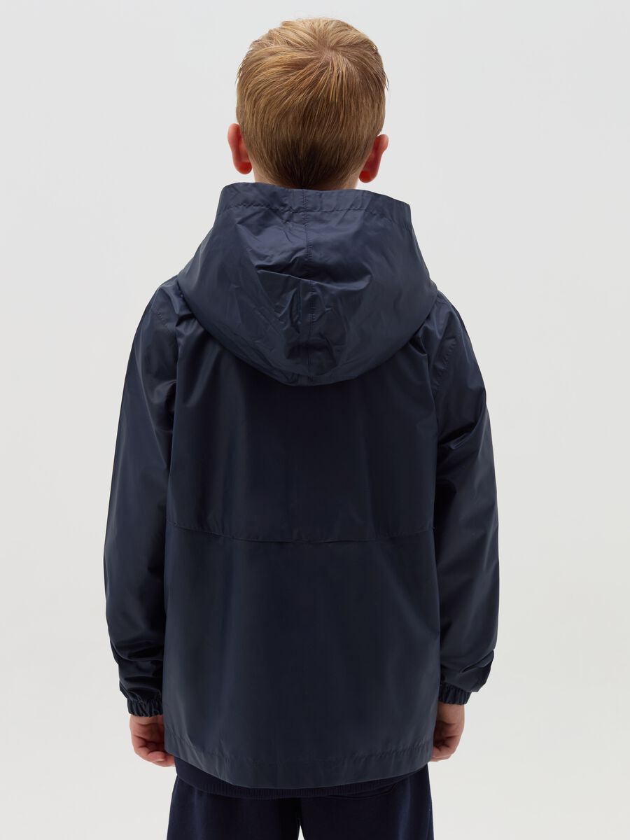 Essential waterproof jacket with hood_1