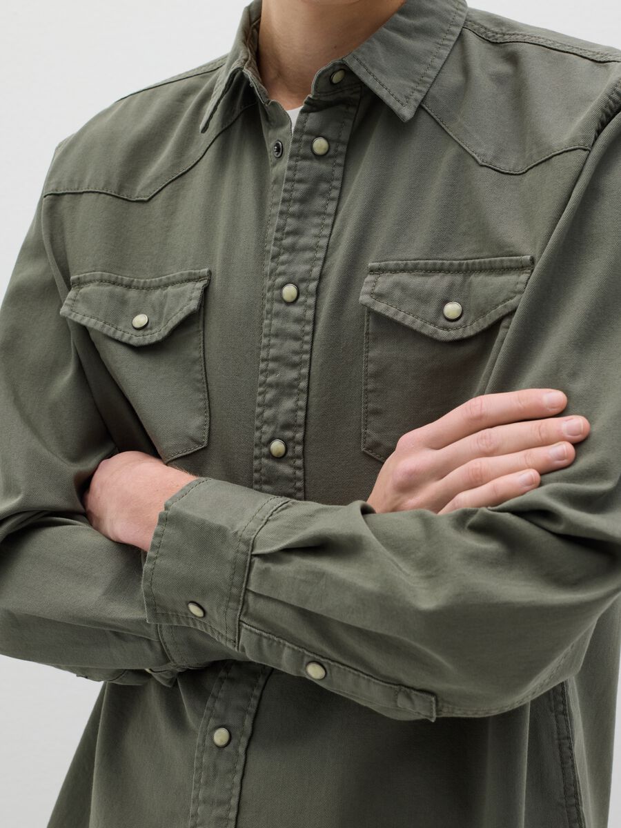 Cowboy shacket in cotton_2