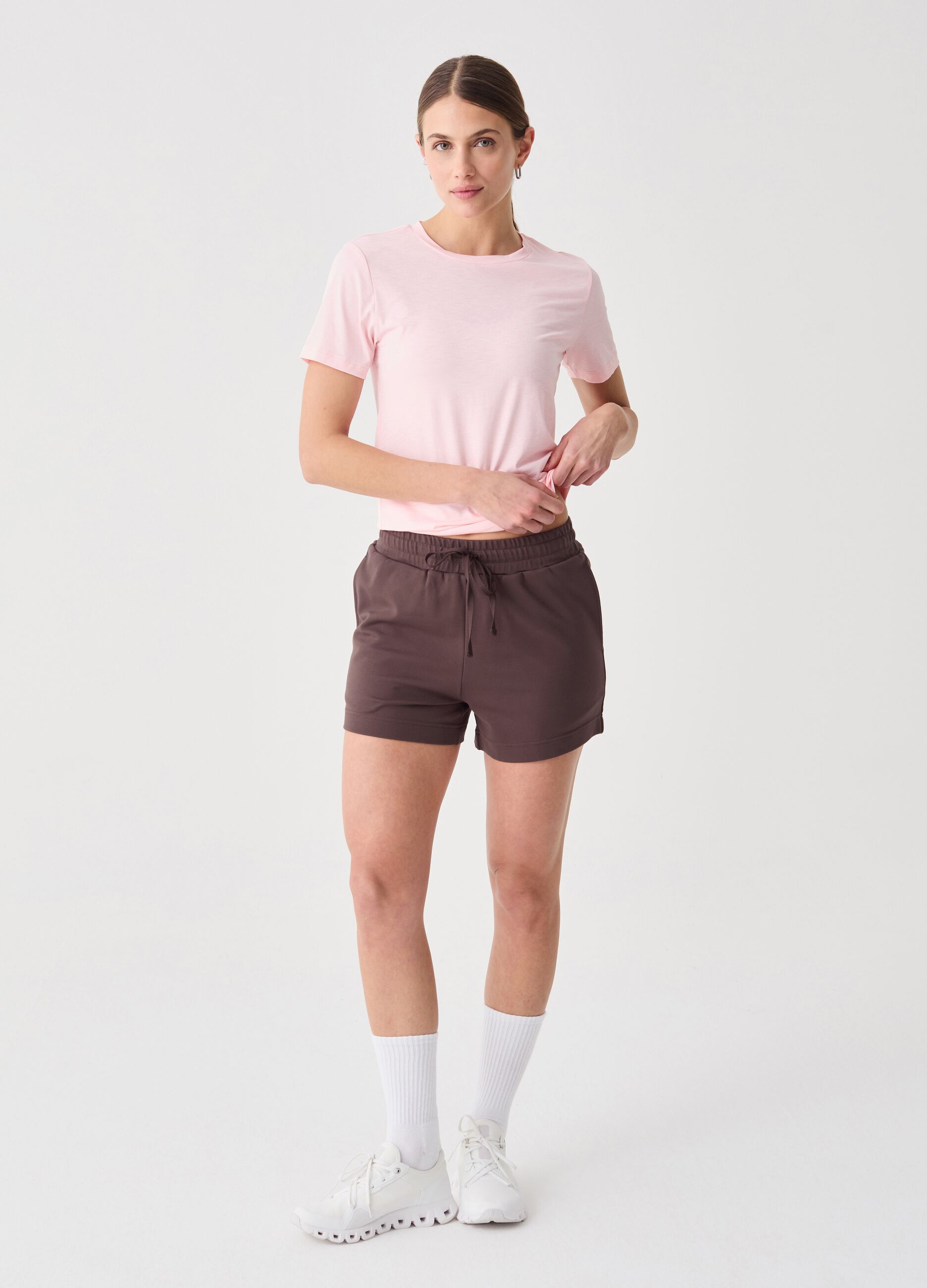 ALTAVIA STUDIO shorts with drawstring
