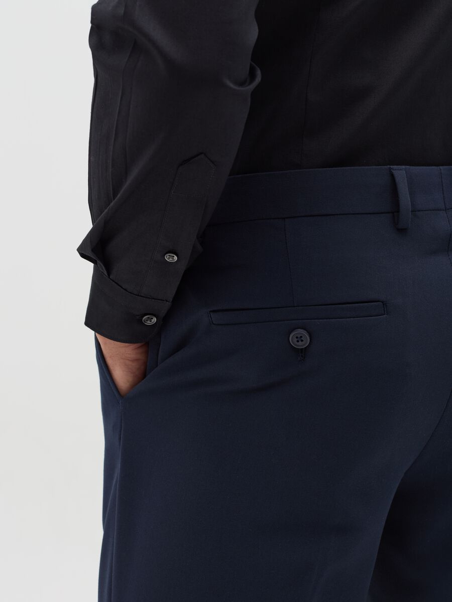 Slim fit, stretch cotton shirt_3