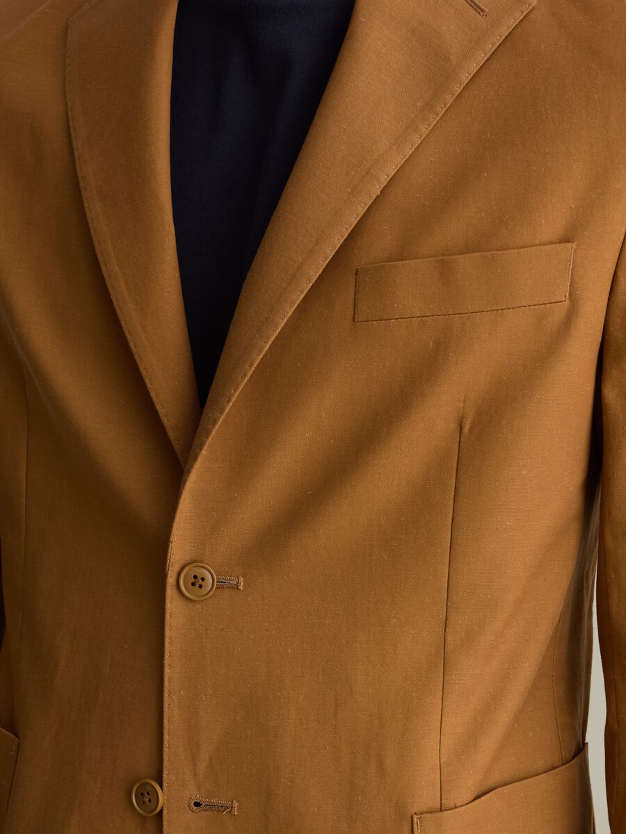 Blazer in Lyocell, cotton and linen_2