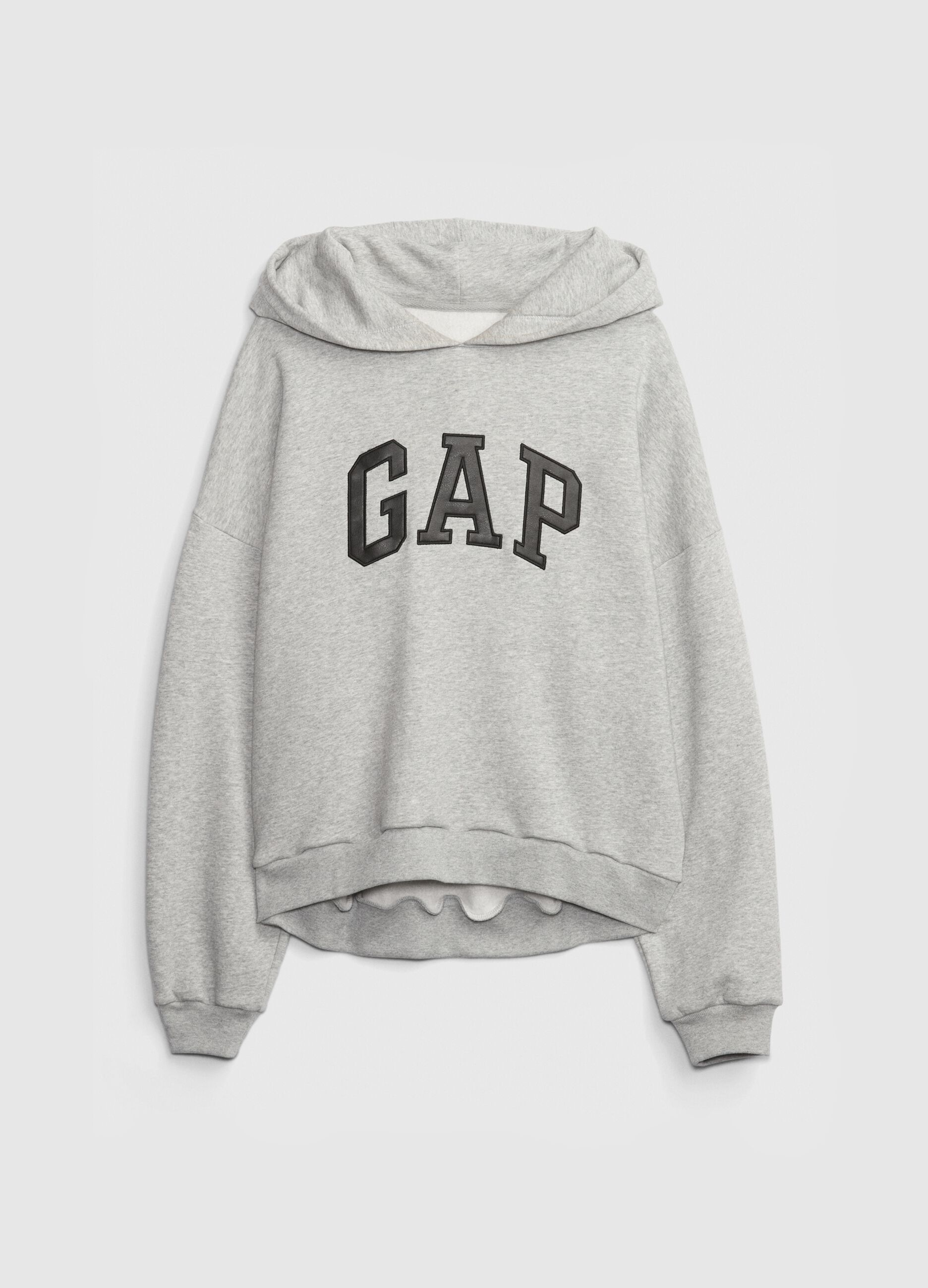 Oversized sweatshirt with hood