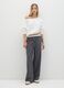 Wide Leg Grey Mix Trousers_0