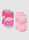 Girls' Short Socks Multipack in Multicolour Cotton_1