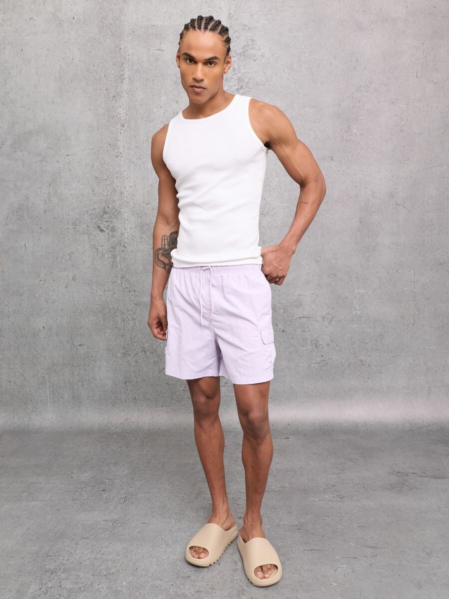 Cargo Swim Shorts Pastel Lilac_3