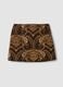 Short brown paisley skirt_4