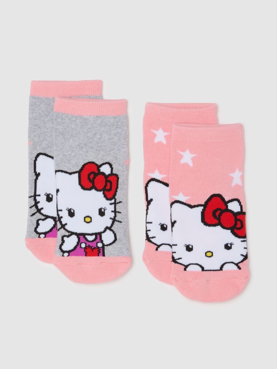 Bipack calze rosa antiscivolo per bambina_0