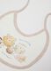 Set of newborn cotton bibs in multicolor with print_1