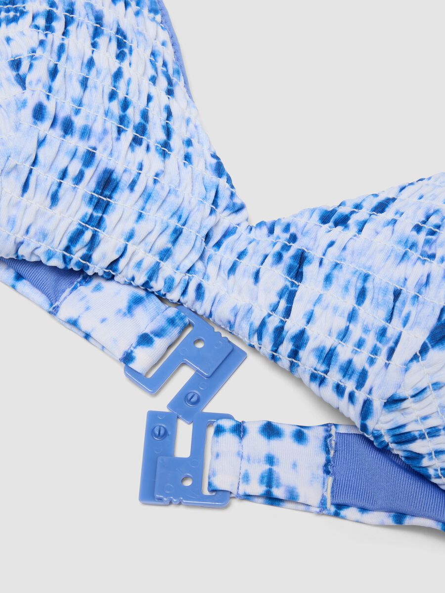 Top bikini azzurro in tessuto elasticizzato_5