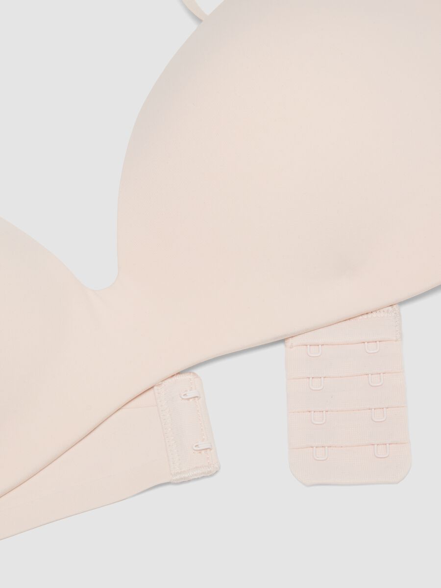 Reggiseno a triangolo rosa imbottito in tessuto elasticizzato_5