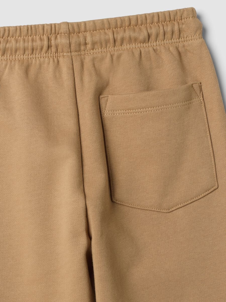 Brown jogger trousers in pure organic cotton_3
