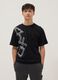 Boys&rsquo; black PlayStation logo T-shirt in 100% cotton, relaxed fit_0