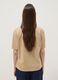 Beige pure cotton T-shirt with floral print_3