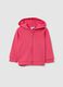 Regular fit pink cotton baby sweatshirt_0