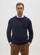 Regular Fit Blue Crewneck Jumper_1