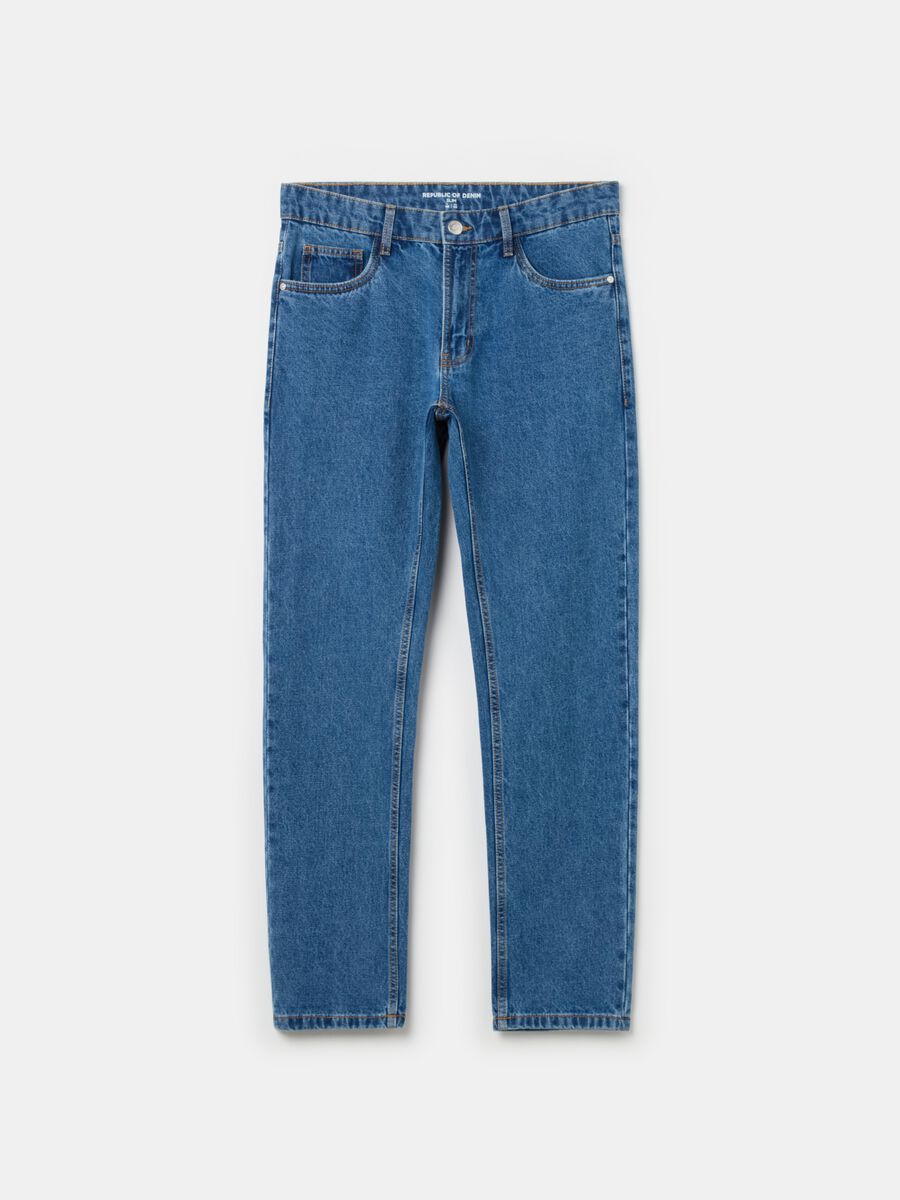 Jeans slim fit acid wash_4