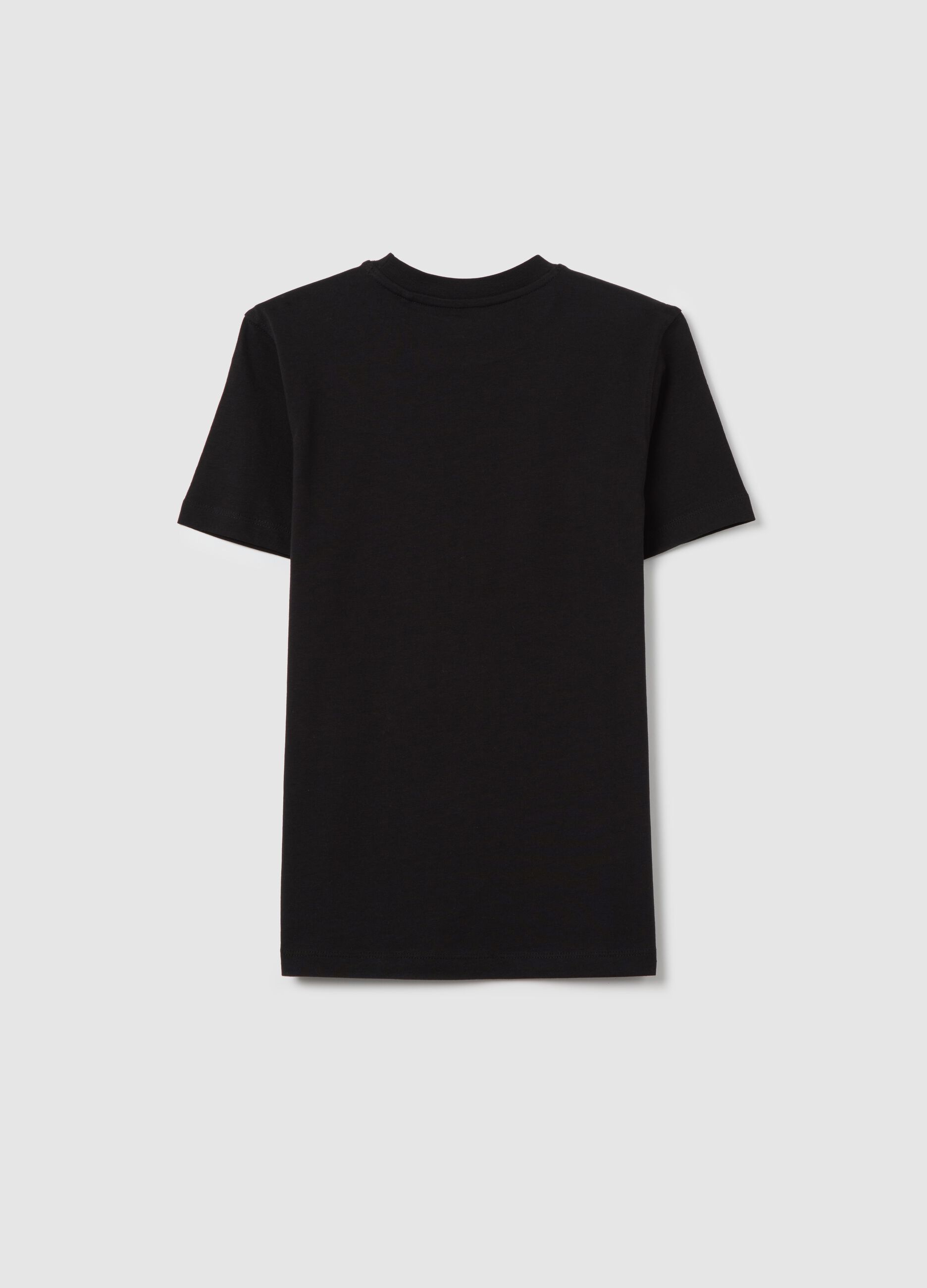 Cotton T-shirt with print