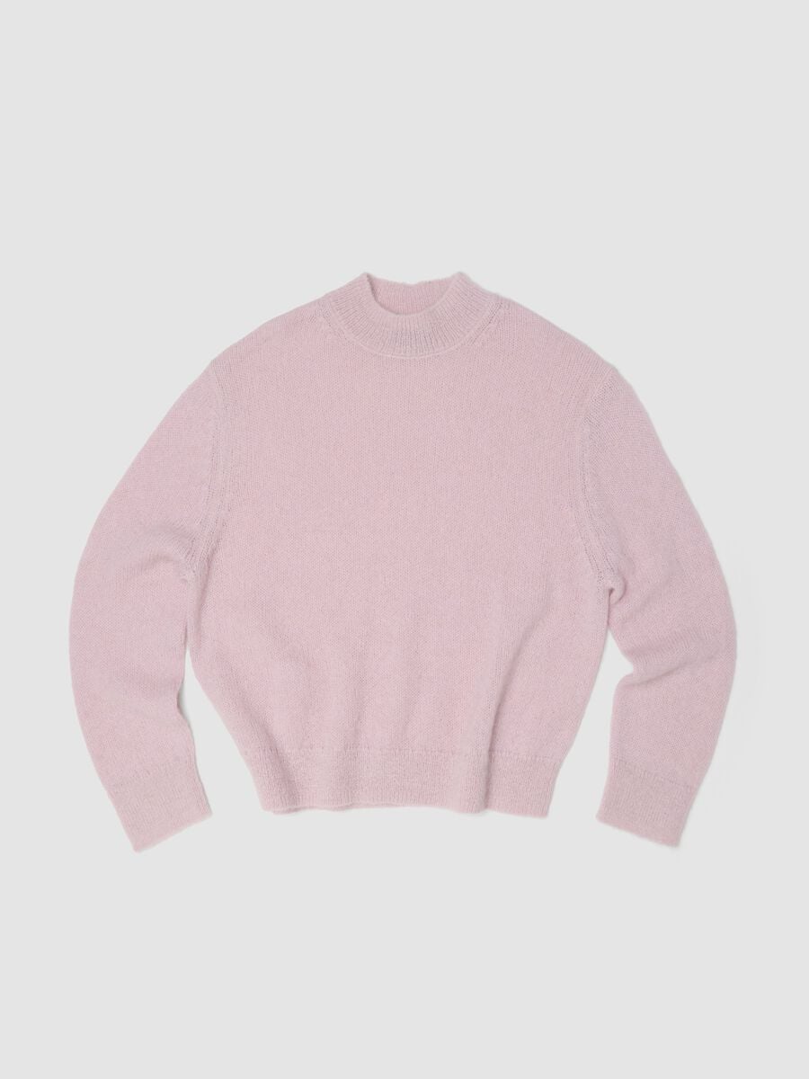 Mohair Crew Neck Light Pink_0