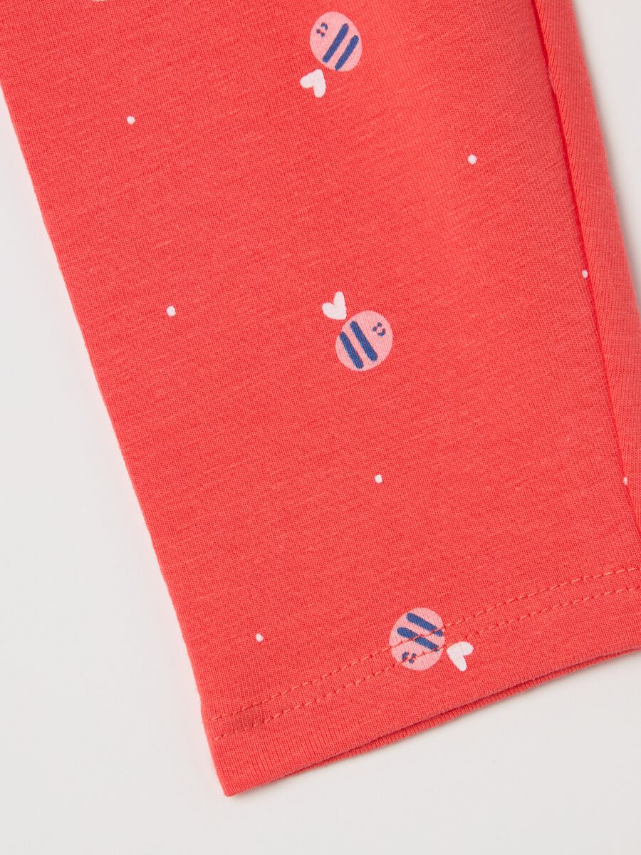 Leggings a tre quarti con stampa _3