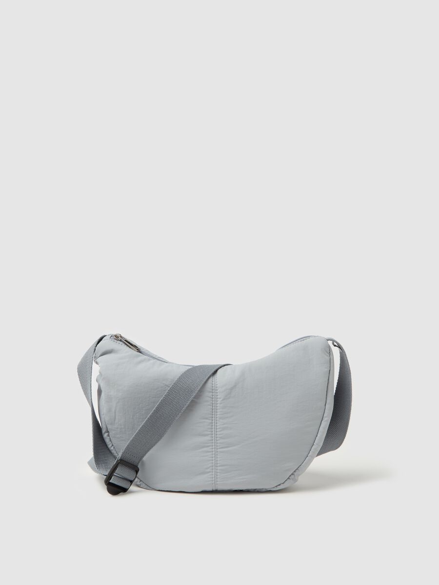 Essential large half-moon bag with shoulder strap_0