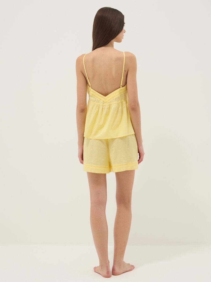 Yellow organic cotton pyjamas_2