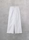 100% Linen Wide-Leg Trousers White_7