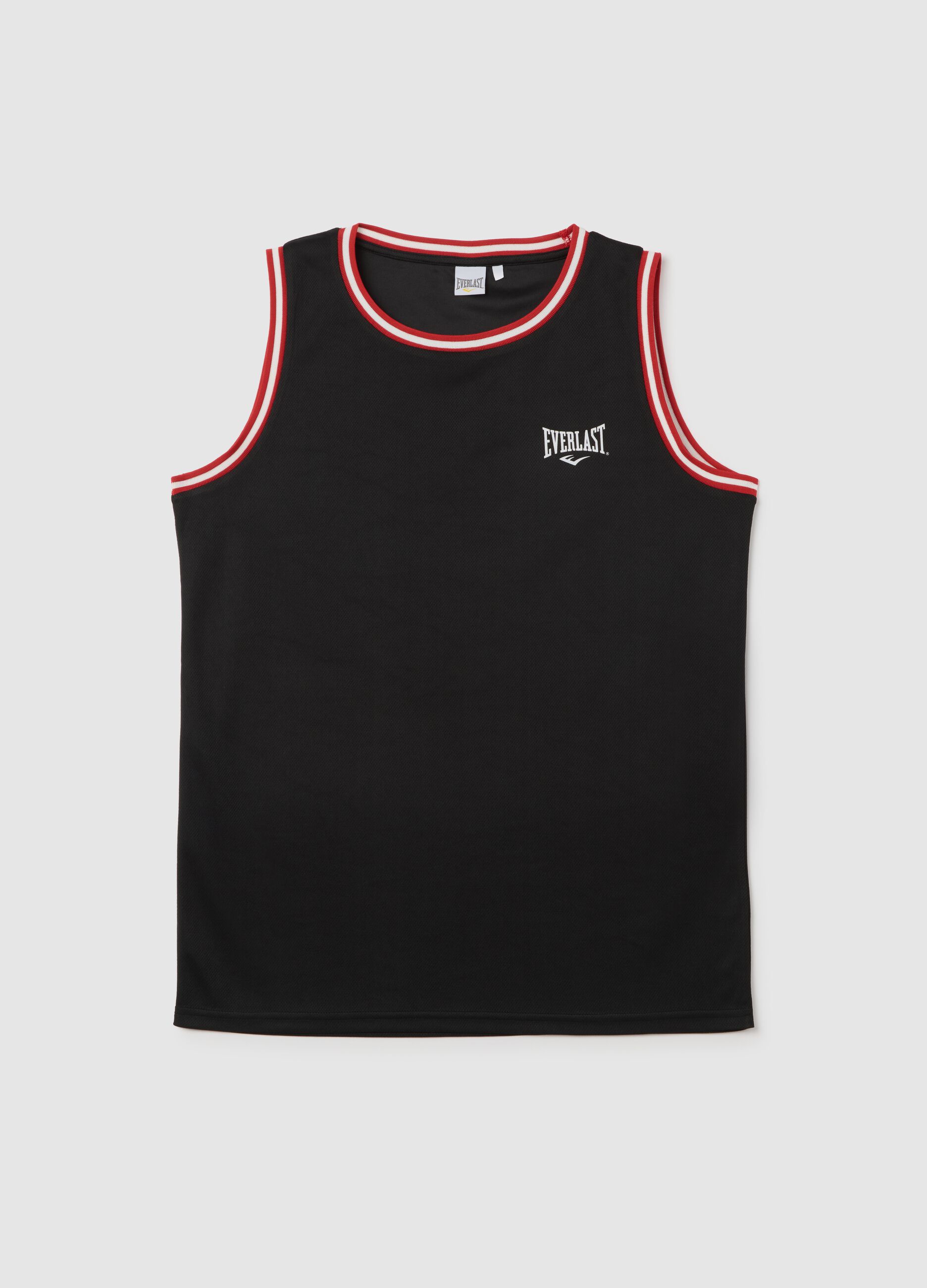 Black Polyester Everlast Tank Top
