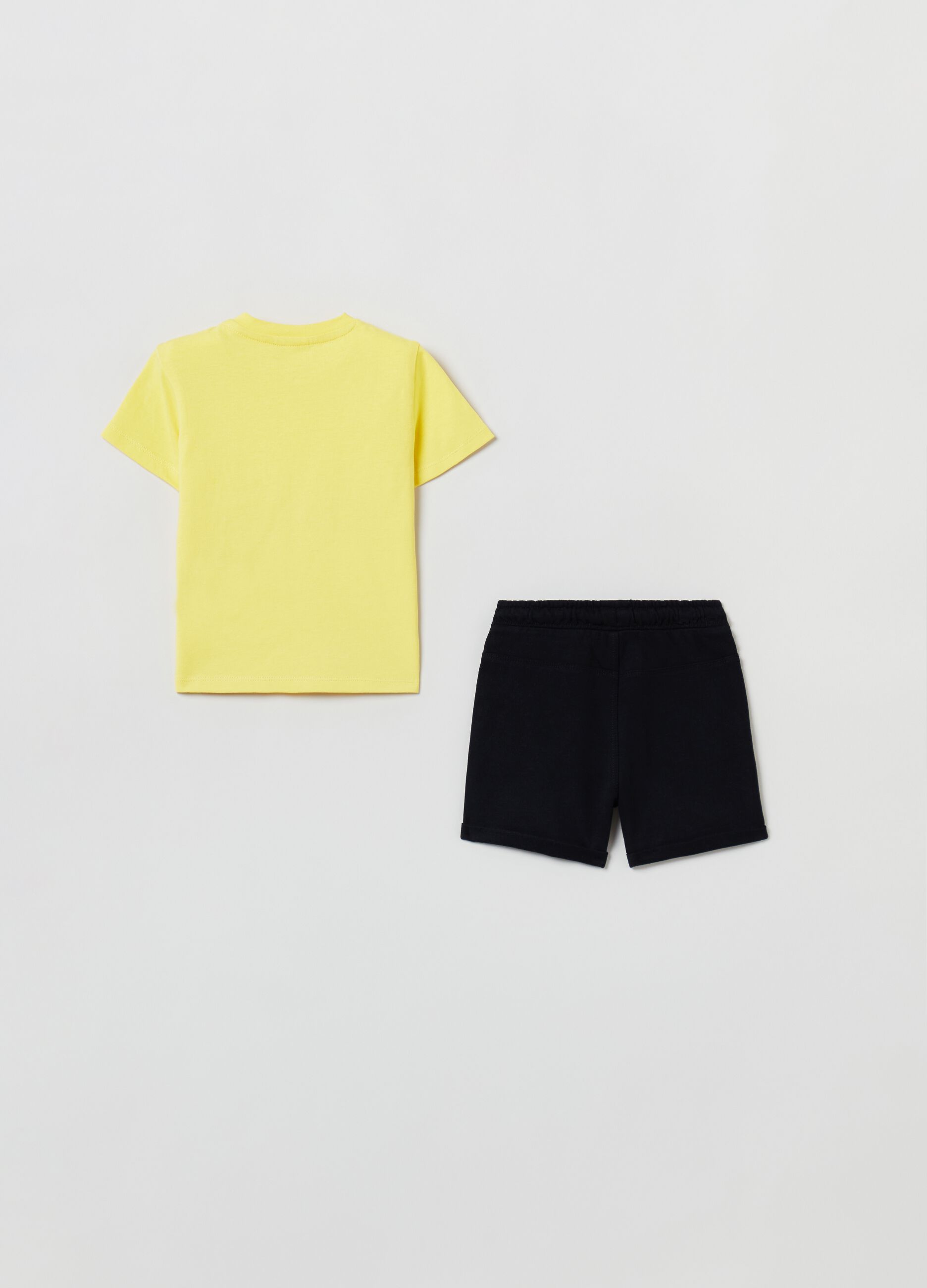 Jogging set in cotone con stampa_1