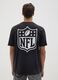 Black Pure Cotton NFL Logo T-shirt_2