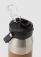 Brown ALTAVIA water bottle with resealable cap_1